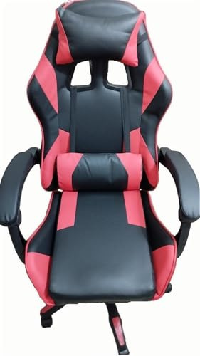 Sinlikon - Chaise de Gaming Ergonomique avec Repose-pieds et Coussin Lombaire, Chaises de Bureau pour Gamer, Bureau