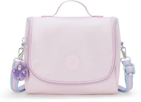 Kipling Nueva bolsa de almuerzo metálica Kichirou, Sea Pink Met C, M
