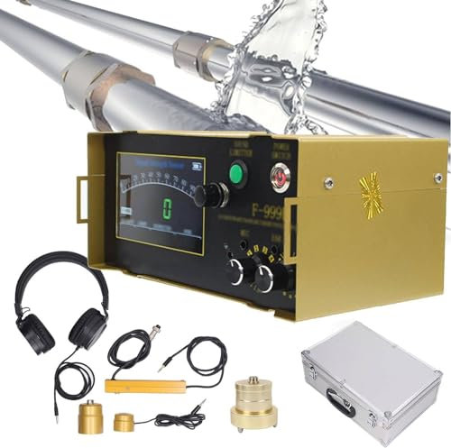 Detector De Fugas Con Auriculares Y 4 Marchas Ajustables, Detector De Fugas De Agua Subterránea, Herramienta De Detección De Fugas De Agua Subterránea