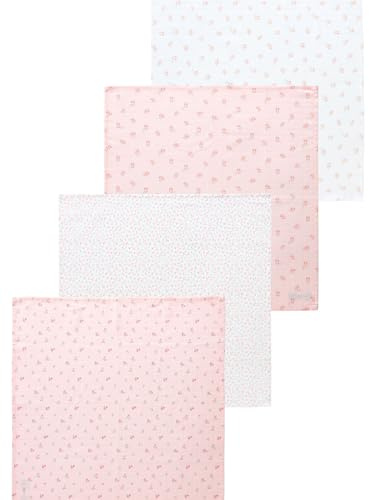 NEXT Bebé Pack de 4 paños de muselina 100% algodón para bebé