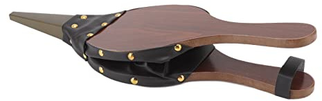 Aoaoy Caminetto a soffietto in legno 15.0 X 5 pollici manuale soffiatore d'aria strumenti con cinghia sospesa per campeggio all'aperto barbecue