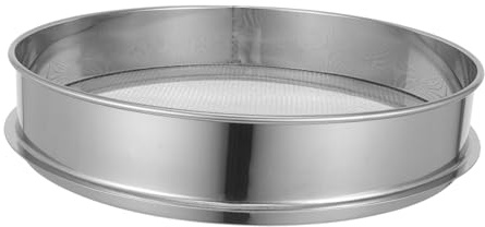 ifundom Setaccio in Acciaio Resistente Per Terreno Setaccio Maglie Fini Per Giardinaggio Per Terra Compost Rocce e Vasi Maglie