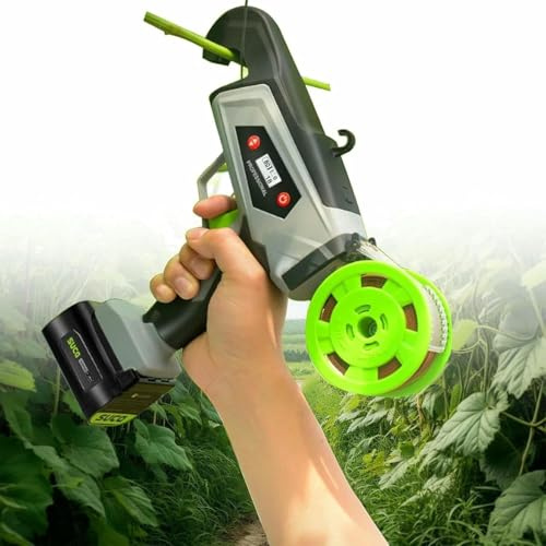 Atadora De Plantas Recargable, Eléctrica, Con Motor Sin Escobillas De 60 W, Diámetro Máximo De 25 Mm (1 Pulgada), 2 Segundos Por Atadura, Resistente Al Polvo Ipx5, Para Vides, Espalderas(2RollsStrap)
