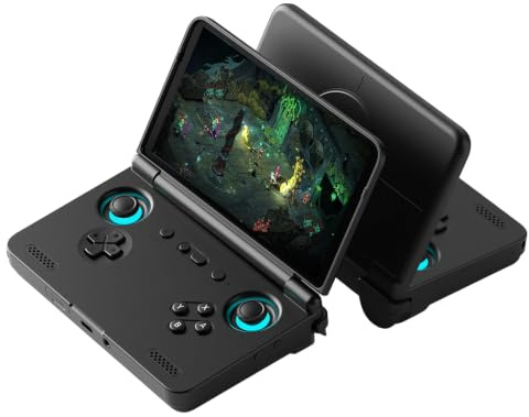 Retroid Pocket Flip 2 Nero Console Retro SD865 8GB/128GB | Console a conchiglia premium SD865 con RAM veloce, raffreddamento attivo e AMOLED 1080p per l'emulazione PS2 elite.