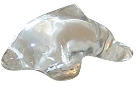 Janni-Shop-Figuren Bergkristall Delfin ca.40 x 12,5 mm Edelstein, Glücksbringer