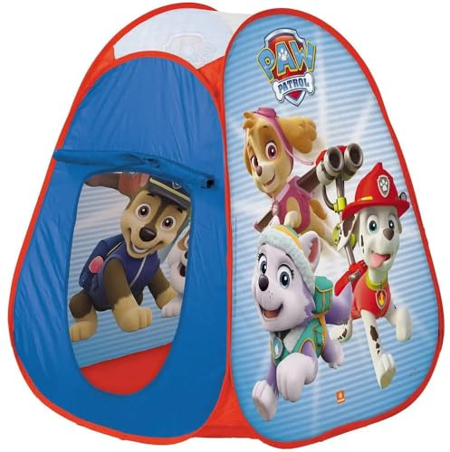 Mondo Toys – Paw Patrol Pop-Up Tent – Spielzelt für Jungen und Mädchen – einfach zu montieren, leicht zu öffnen, inklusive Tragetasche – 28388
