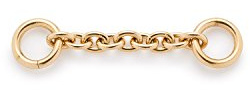 JEWELS BY LEONARDO Damen Herren Verlängerungskette 2 cm Edelstahl/gold 040954