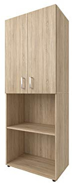 Kombi Schrank Aktenschrank Standschrank Beistellschrank Regal Büro Trio 22 Sonoma/Eiche
