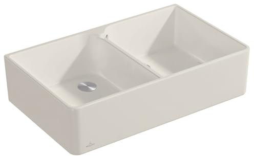 Villeroy & Boch Spülstein 90 X - 6390 01 KR Crema Keramikspüle Handbetätigung