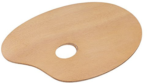 Bandeja de pintura pintura acrílica paletas de madera, bandejas de pintura, herramientas de dibujo para que los niños pinten