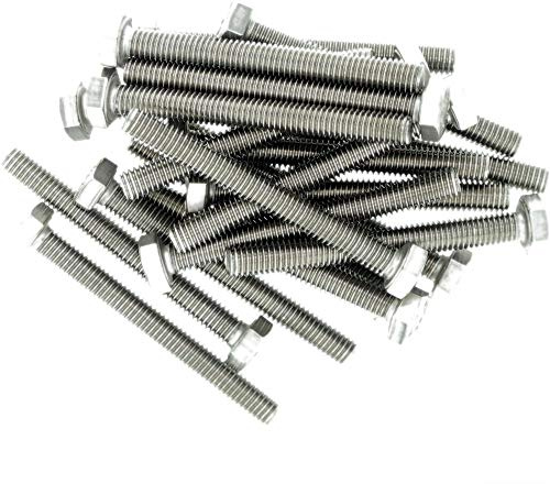 M2,5 (2,5 mm x 20 mm) Sechskantschraube (Vollgewindeschraube) – Edelstahl (A2) (20 Stück)