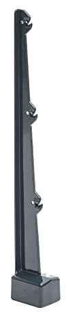 Pfosten Aufsatz GERADE für Stacheldraht für 60x40mm Zaunpfosten RAL 7016