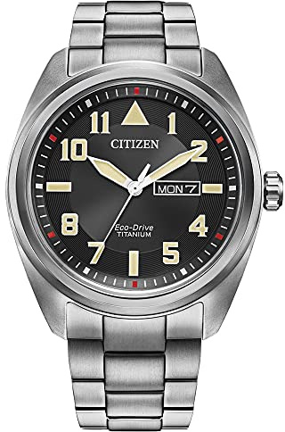 Citizen Orologio sportivo da uomo Eco-Drive Weekender Garrison, colore argento e nero.