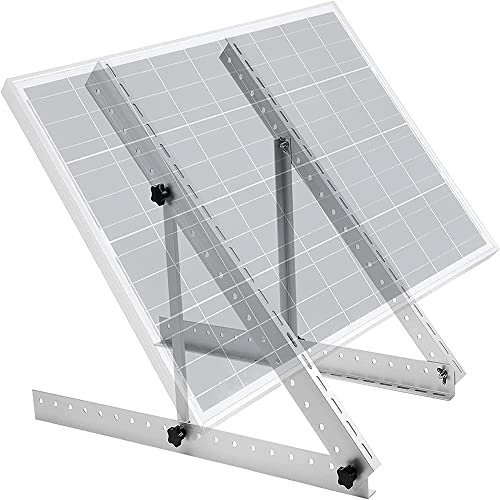 ELSHY Solarmodul Dachhalterung Befestigung Montage Aufständerung Schrägdach Ziegeldach,Einstellbare Solarpanel-Halterungen Unterstützen Bis Zu 200 W Solarpanel Für Boote,Wohnmobile-41 inch