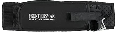 SABRE Frontiersman Bear Sprüh-Holster für 7,9 und 260 ml Kanister, Nylon-Büste, Gürtel, Taille und 3-in-1-Optionen erhältlich, verstellbare Träger, stark elastisch verhindert Kanisterverlust, Haken-