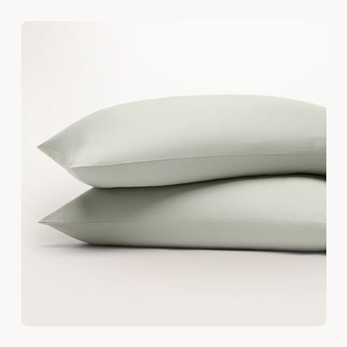 Seralino Kissenhülle 40x60 Grün (2er Set) aus 100% Bio Baumwolle, Oeko-Tex Zertifiziert, weiche & atmungsaktive Kissenhülle mit Reißverschluss, Kissenbezug 60x40, Kissenbezüge 40x60