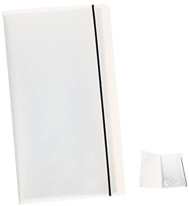 ORFOFE Porta Biglietti Plastico Album Per Cartoline e Foto Raccoglitore Biglietti Cinema Libro Da Collezione Copertina Trasparente Custodia Protettiva