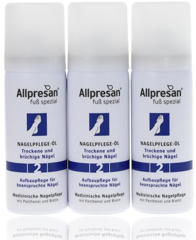Allpresan Fuß spezial Nr. 2 Nagelpflege-Öl für trockene und brüchige Nägel, 50 ml (3er Pack)