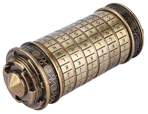 Code, Cryptex Schloss Klassischer Rätselbox für Geldgeschenke Cryptex Rätsel und Puzzle für Weihnachten Valentinstag und Geburtstag Freunde und Bekannte