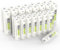 MXBatt Pile Ricaricabili AA e AAA NiMH 1.2V Combo, Batterie AA Ricaricabili 3200mAh 16 Pezzi, AAA 1100mAh 16 Pezzi
