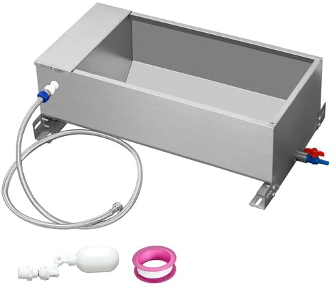 Automatic Livestock Water Trough Large Capacity Self Filling Dog Waterer Tank Animal Drinking Water Bowl with Float Valve Metal Water Trough for Livestock Dog Horse Goat Pets Pig Cow Deer