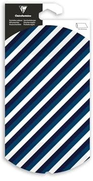 Clairefontaine 618018C - Pochette cadeau, 16x22cm, Blue Line - Paq de 6