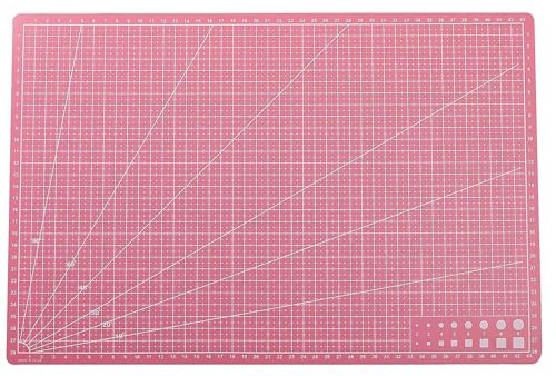 A3 Alfombrilla de corte autorreparable, alfombrilla de corte de PVC antideslizante para costura, tablero de grabado de manualidades de bricolaje para tallado de papel, perfecto para álbumes de