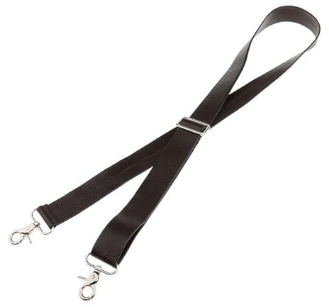 ENWWCH Damen Ledertaschengurt Kaffee Herren Damen Leder Crossbody Ersatz Tasche Zubehör Griff Riemen 150cm Für Schultertaschen