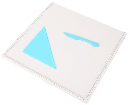 Planche de Marquage Pliable, Outil de Bricolage pour Travaux Manuels en Papier, Pliage et Marquage Pratiques avec 2 Outils Triangulaires, Construction ABS, Conception Portable