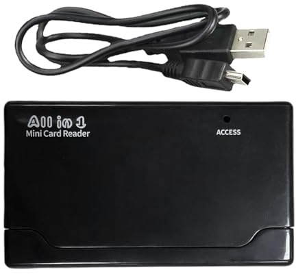 Lector de tarjetas de memoria USB 3.0 6 en 1 con seis ranuras, adaptador portátil para tarjetas CF, MS, XD y M2, ideal para transferencia de archivos, expansión de laptop, viajes y fotografía