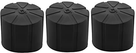Bortivier Copriobiettivo Universale nel Silicone Impermeabile da 3 Pezzi per Obiettivi per Fotocamere DSLR da 65-90mm