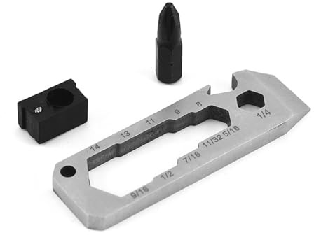 Guaber Stainless Steels Crowbars Nails Pullers Keychains Tool Small Wrenches Outdoor Camping Ruler For Prying Demolitions Small Crowbars Nails Pullers Keychains