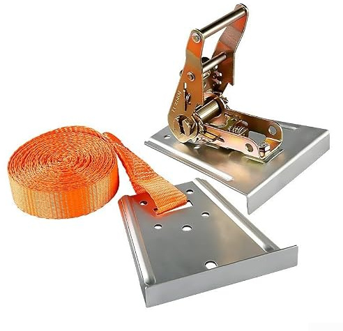 Tenditore per giunti da banco resistente per strumento di allineamento piastrelle per superfici in marmo di granito al quarzo con fibbia zincata Nastro da 4,2 m