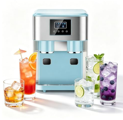 Máquina de hielo casera de acero inoxidable 3 en 1, 120-180W