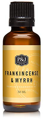P&J Trading Fragrance Oil | Frankincense & Myrrh Oil 30ml - Candle Scents for Candle Making, Freshie Scents, Soap Making Supplies, Diffuser Oil Scents