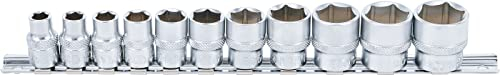 BGS 9110 | Juego de llaves de vaso, hexagonal | entrada 10 mm (3/8) | 5/16 - 7/8 | 11 piezas