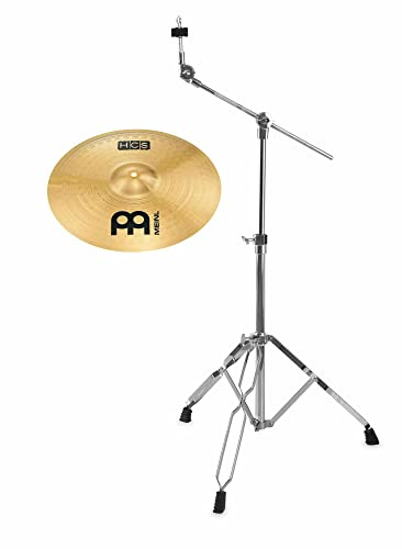 Meinl HCS - Set de accesorios para crash (aleación MS63, acabado regular, incluye soporte para platillos)
