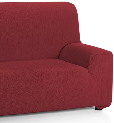 Martina Home Emilia Elastischer Sofabezug für 3-Sitzer, Bordeaux (170 bis 220 cm breit)