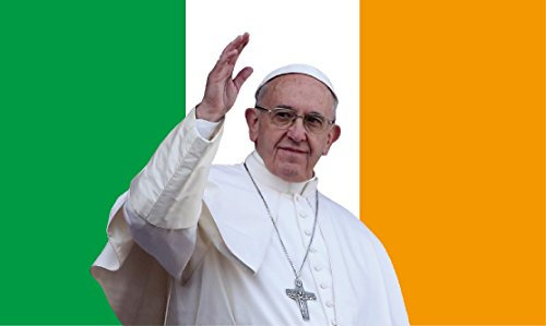 FlagSuperstore© Irlanda con bandera de Papa – grande 5 x 3 ' – irlandés