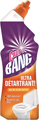 CILLIT BANG - Calcaire Et Toilettes Au Vinaigre Naturel 750Ml - Lot De 4 - Vendu Par Lot