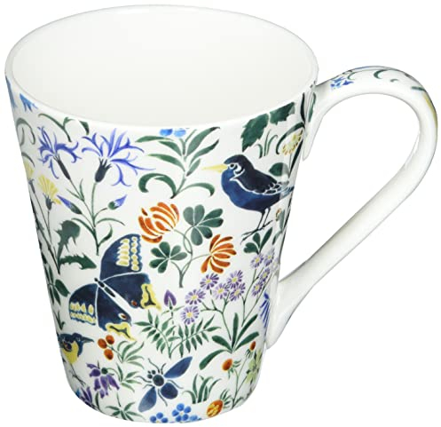 V&A Mug with Bee Garden Design, Fine Bone China, Multi-Colour, 450 ml