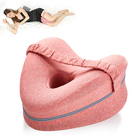 BEAUTRIP Cojín para piernas | Almohadas ergonómicas para Dormir Laterales | Almohada viscoelástica de Apoyo para Las Rodillas para Personas Que Duermen de Lado