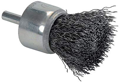 NORTON WHB 70 15 6 0,50 T15 Lot de 12 brosses métalliques rondes sur tige