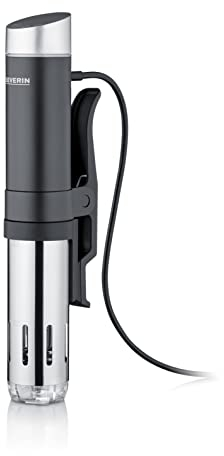 Severin SV 2451 Sous Vide Stick Máquina para Cocinar al Vacío, Pantalla LED, Potencia 1,300 W, Negro