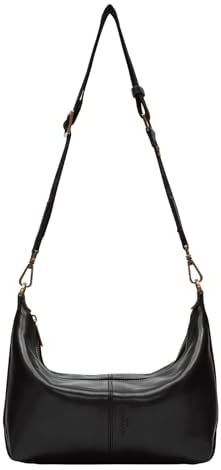 LIEBESKIND Berlin Damen-Umhängetasche „Paris S“ I Hobo Bag Damen aus Leder mit Schulter- und Crossbody-Riemen I Schultertasche Hauptfach mit Reißverschluss, 2 Innenfächer I Shoulder Bag