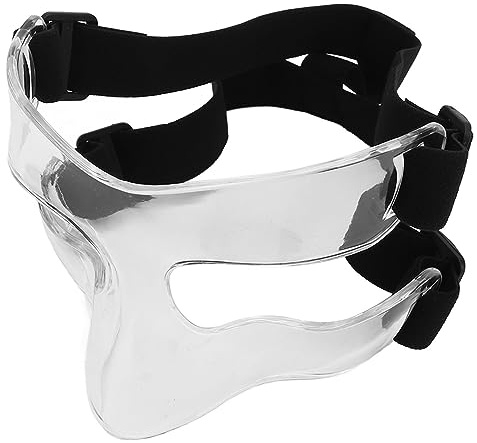 Fdit Protège-Nez pour Le Sport, Protège-Nez Réglable PC Protection Contre Les Blessures par Impact au Nez et au Visage pour Basket-Ball, Baseball
