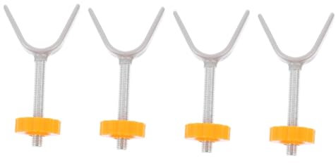 Toyvian 4 Stück Y-förmiger Oberer Bolzen Y Spindel Y-spindel Für Treppengitter Spindelstangen Adapter Für Treppengeländer Sichere Tür Stoßverbinder Baby Eisen Türgeländer