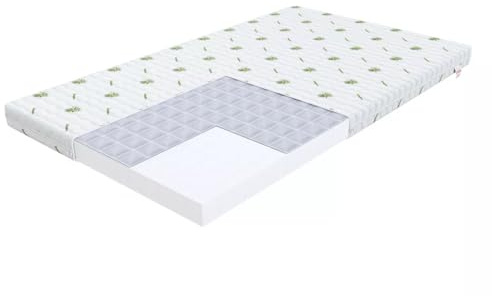 Matratze 90x180 Kinder H2 Buchweizen - Kitten - Schaumstoff Matratzen 8cm Dicke für Kinderbett - Kindermatratze 90x180 - Schaumstoffmatratze T25 mit Buchweizenschicht - Bett Matratze