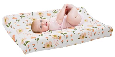 Lenzuola per fasciatoio, con adorabili disegni di animali, copertura per fasciatoio, in morbido cotone elasticizzato traspirante, copertura per fasciatoio ideale per ragazzi e ragazze
