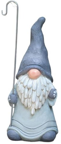 Gnomi da giardino, decorazione da giardino in resina, statue di gnomo all'aperto, decorazione per il cortile dello gnomo, ornamento da giardino, statue nane per giardino, statuette di gnomi da patio,